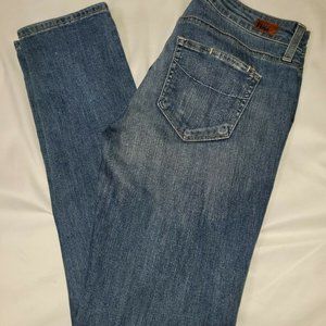 Paige Jimmy Jimmy Skinny In Tiger Lily Jeans Woman
